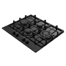 Газовая варочная панель MEFERI MGH604BK GLASS ULTRA