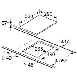 Индукционная варочная панель Maunfeld CVI292BK