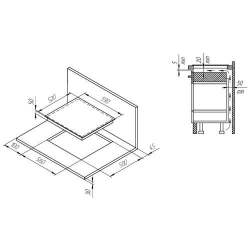 Индукционная варочная панель Kuppersberg ICS 604