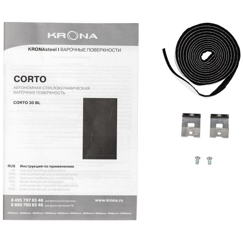 Электрическая варочная панель Krona CORTO 30 BL