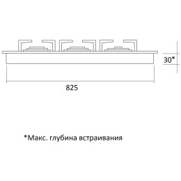 Газовая варочная панель Kuppersberg FV 9TG