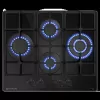 Газовая варочная панель MEFERI MGH604BK GLASS ULTRA
