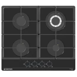 Газовая варочная панель MEFERI MGH604BK GLASS POWER