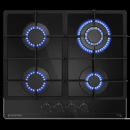 Газовая варочная панель MEFERI MGH604BK GLASS POWER