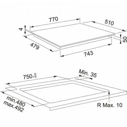 Индукционная варочная панель Franke FSM 804 I B BK 108 0606 110