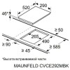 Электрическая варочная панель MAUNFELD CVCE594MBK2