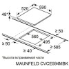 Электрическая варочная панель Maunfeld CVCE 594MBK