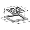 Газовая варочная панель Millen MGHD 7501 WH