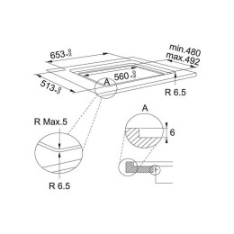 Индукционная варочная панель Franke FMA 654 I F BK 108 0606 111