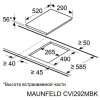 Индукционная варочная панель MAUNFELD CVI292MBK