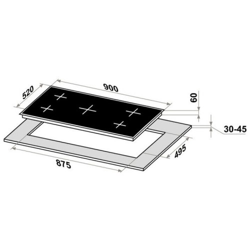 Индукционная варочная панель MAUNFELD CVI905SFBK Inverter
