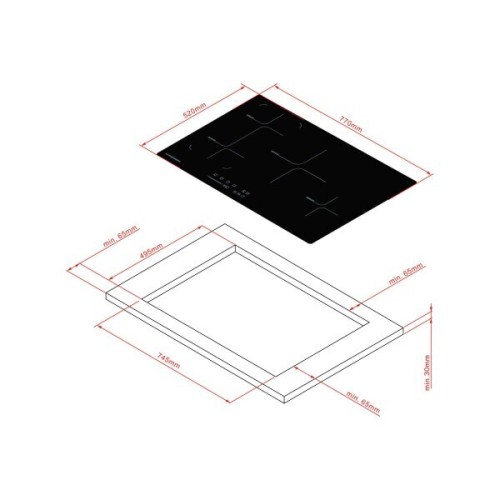 Индукционная варочная панель Kuppersberg ICS 804