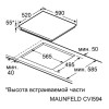 Индукционная варочная панель Maunfeld CVI594SF2WHD Inverter