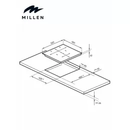 Индукционная варочная панель Millen MIH 452 BL