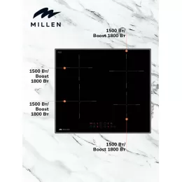 Индукционная варочная панель Millen MIH 601 BL