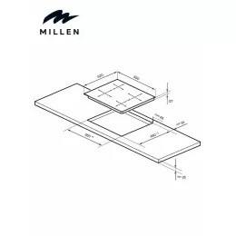 Индукционная варочная панель Millen MIH 601 BL