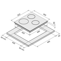 Индукционная варочная панель Krona VENTO 45 IV