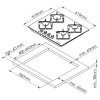 Газовая варочная панель Kuppersberg FS 62 W
