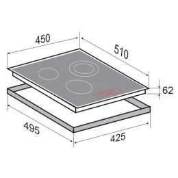 Электрическая варочная панель Zigmund Shtain CN 37 4 B