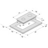 Газовая варочная панель Krona PARTITA 30 BL