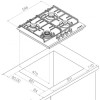 Газовая варочная панель Kuppersberg FS 62 B