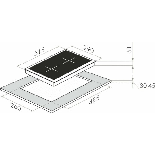 Газовая варочная панель MAUNFELD EGHS.32.73CS/G