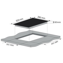 Индукционная варочная панель Konigin Lacerta I302 SBK