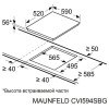 Индукционная варочная панель Maunfeld CVI 594 S WH