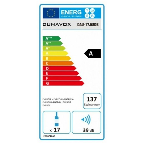 Винный шкаф Dunavox DAUF 17 58DB