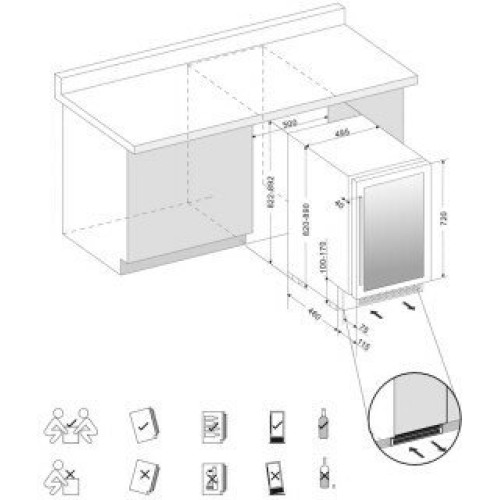 Винный шкаф Dunavox DAUF 38 100DSS