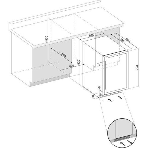 Винный шкаф Dunavox DAUF 39 121DSS