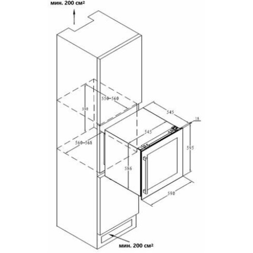 Винный шкаф Maunfeld MBWC 92D36
