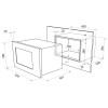 Микроволновая печь встраиваемая MAUNFELD MBMO.25.7GBG