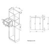 Встраиваемая микроволновая печь Korting KMI 825 TGB