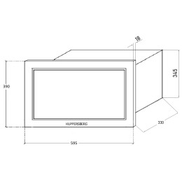 Встраиваемая микроволновая печь Kuppersberg HMW 650 B