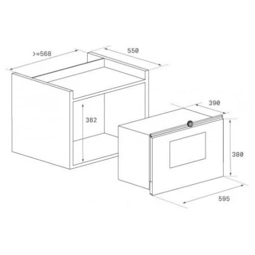 Встраиваемая микроволновая печь Teka ML 825 TFL