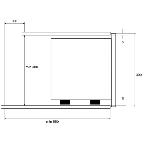 Встраиваемая микроволновая печь Kuppersberg RMW 393 B