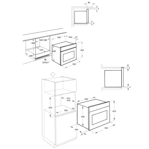 Встраиваемая микроволновая печь Kuppersberg RMW 969 BOR