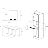 Встраиваемая микроволновая печь Kuppersberg HMW 393 W