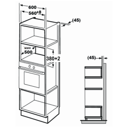 Встраиваемая микроволновая печь Kuppersberg HMW 625 B