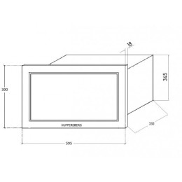 Встраиваемая микроволновая печь Kuppersberg HMW 650 W