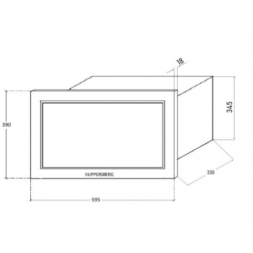 Встраиваемая микроволновая печь Kuppersberg HMW 650 W