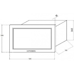 Встраиваемая микроволновая печь Kuppersberg HMW 650 B