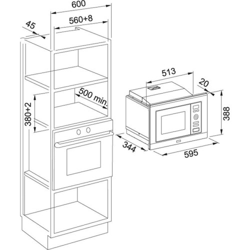 Встраиваемая микроволновая печь Franke FMW 20 SMP G XS 131.0574.627