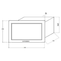 Встраиваемая микроволновая печь Kuppersberg HMW 650 BL