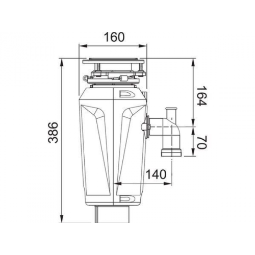 Измельчитель пищевых отходов Franke SLIM 125 134.0715.094