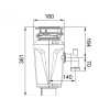 Измельчитель пищевых отходов Franke SLIM 50 134.0715.098
