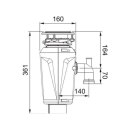 Измельчитель пищевых отходов Franke SLIM 50 134.0715.098