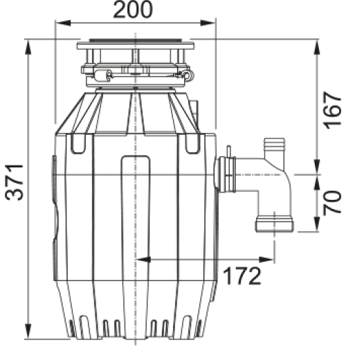 Измельчитель пищевых отходов Franke Turbo Elite TE-75