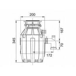 Измельчитель пищевых отходов Franke Turbo Elite TE-50 134.0535.229